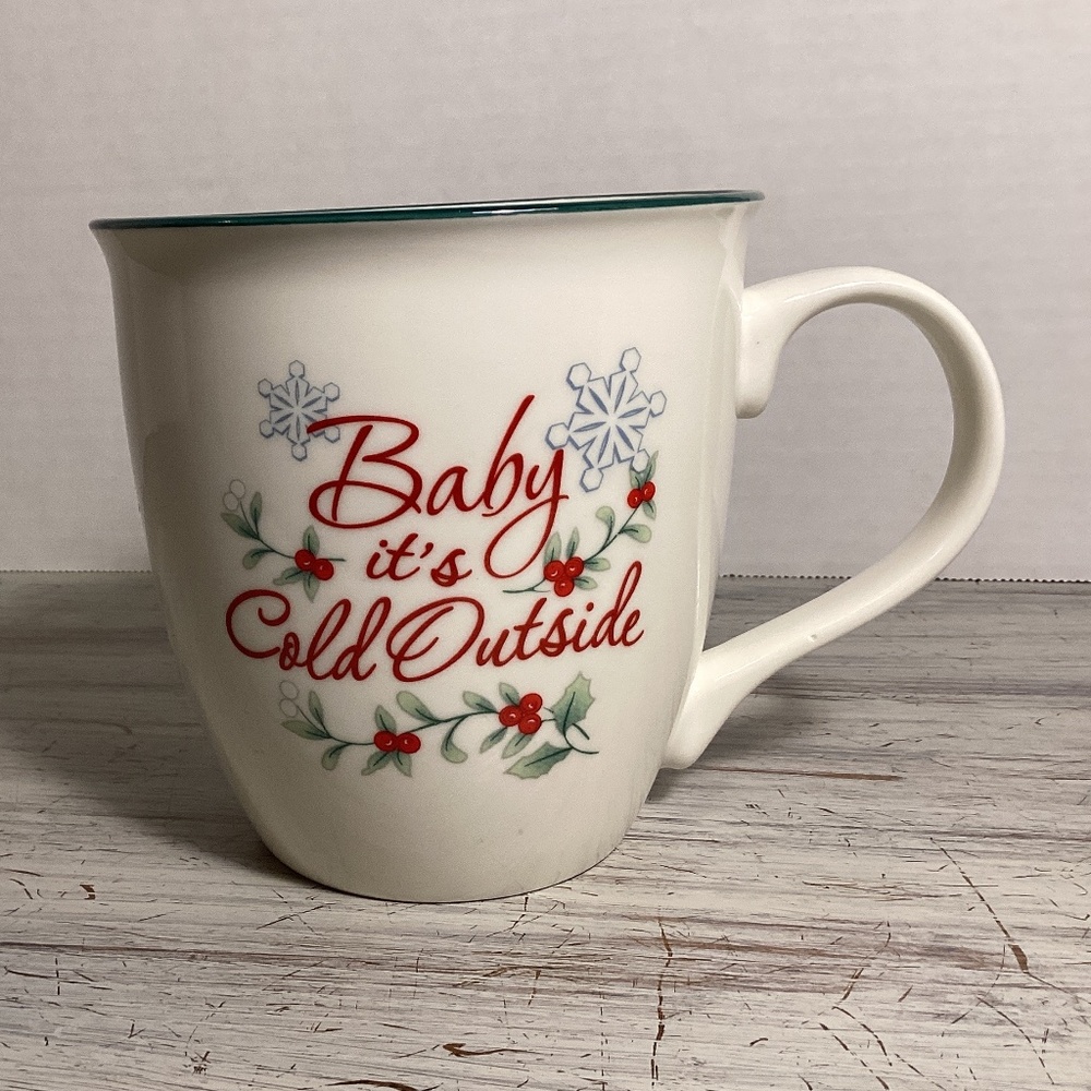 Pfaltzgraff Winterberry 20 oz. Baby It’s Cold Outside Mug